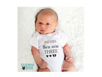 And then there were...personalised baby pregnancy announcement, custom newborn birth & gender reveal onesies