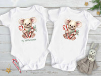 First Christmas Baby Koala Personalised Little Aussie Xmas Romper