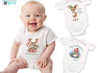 First Christmas Baby Koala Personalised Little Aussie Xmas Romper