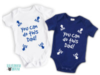 You can do this Dad funny baby bodysuit, pregnancy announcement