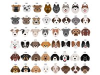Protected by dogs baby bodysuit, Personalised pick your pooch, Choose from 55 breeds + 288 dog variations
