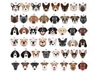 Protected by dogs baby bodysuit, Personalised pick your pooch, Choose from 55 breeds + 288 dog variations