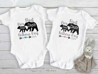 Our First Fathers Day Personalised Daddy + Baby Bear 2024 Design