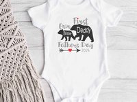 Our First Fathers Day Personalised Daddy + Baby Bear 2024 Design