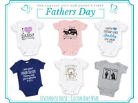 Our First Fathers Day Personalised Daddy + Baby Bear 2024 Design