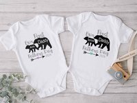 Our First Fathers Day Personalised Daddy + Baby Bear 2024 Design