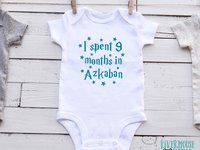 Harry Potter baby I spent 9 months in Azkaban bodysuit