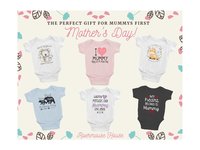 Personalised Mama & baby bear first Mothers day bodysuit, Custom gift for mum and bubs