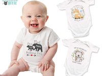 Our first mothers day Mama & baby bear 2025 personalised bodysuit, Custom gift for Mummy