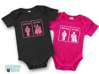 Your Dad - My Dad Funny Superhero Baby Bodysuit