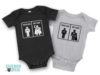 Your Dad - My Dad Funny Superhero Baby Bodysuit