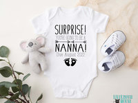 Surprise baby pregnancy announcement custom personalised to suit your family & loved ones