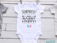 Surprise baby pregnancy announcement custom personalised to suit your family & loved ones