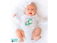Turtley Adorable Personalised Baby Sea Turtle Bodysuit, Custom Design Ocean Lovers Gift