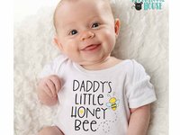 Mummy and Daddy's Little Honey Bee Baby Bodysuit