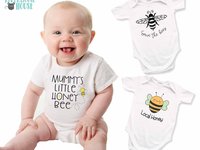Mummy and Daddy's Little Honey Bee Baby Bodysuit