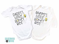 Mummy and Daddy's Little Honey Bee Baby Bodysuit