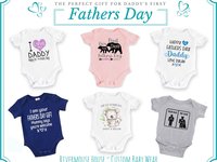 Mummy + me love you Daddy baby bodysuit, First Fathers day gift for Dad, Australian sizes newborn to toddler custom kids romper