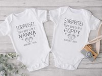 Surprise baby pregnancy announcement, Personalised reveal for Grandparents, Daddy, Aunty, Uncle & family