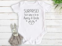 Surprise baby pregnancy announcement, Personalised reveal for Grandparents, Daddy, Aunty, Uncle & family