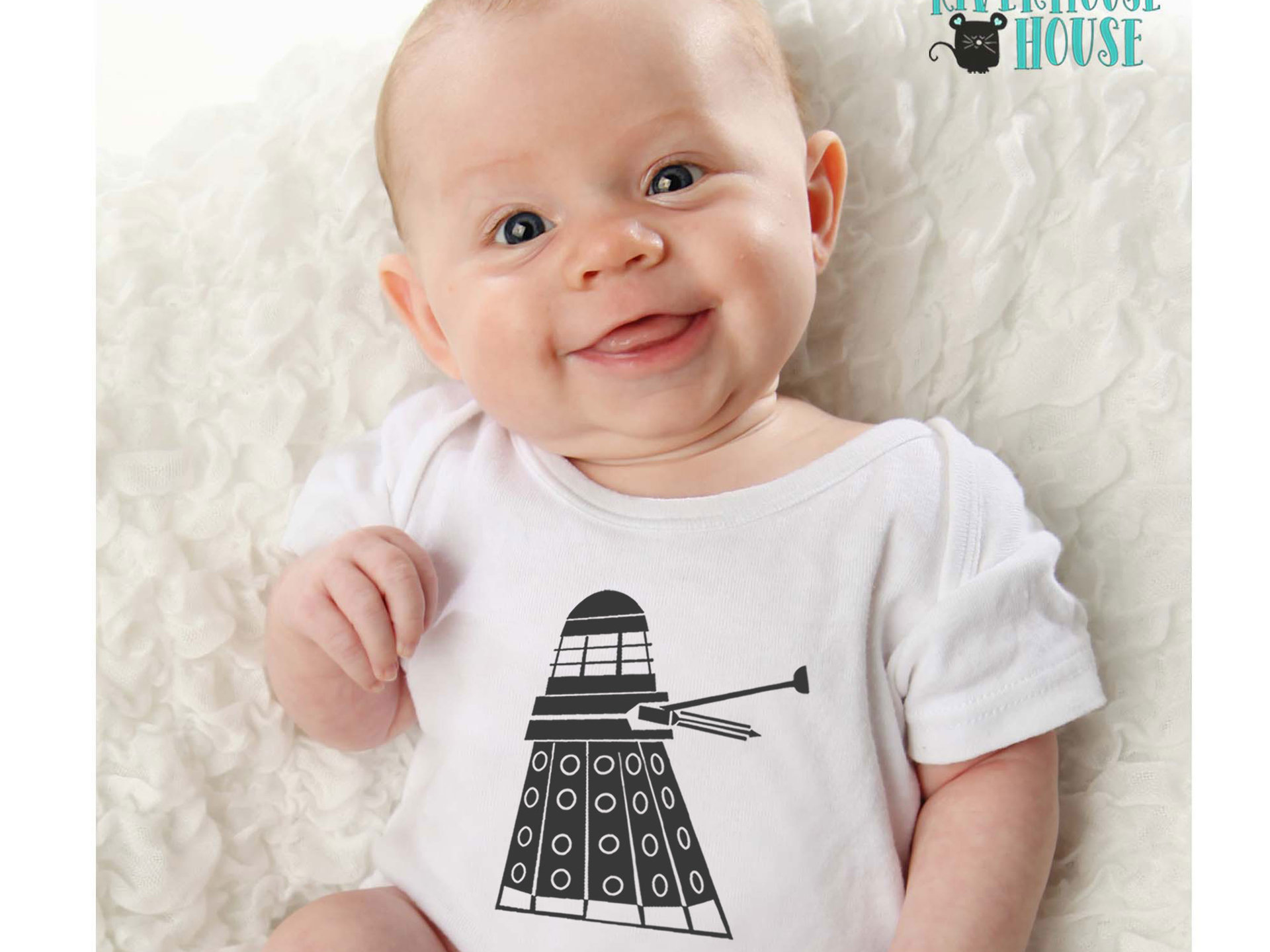 Dr Who Baby Dalek Bodysuit