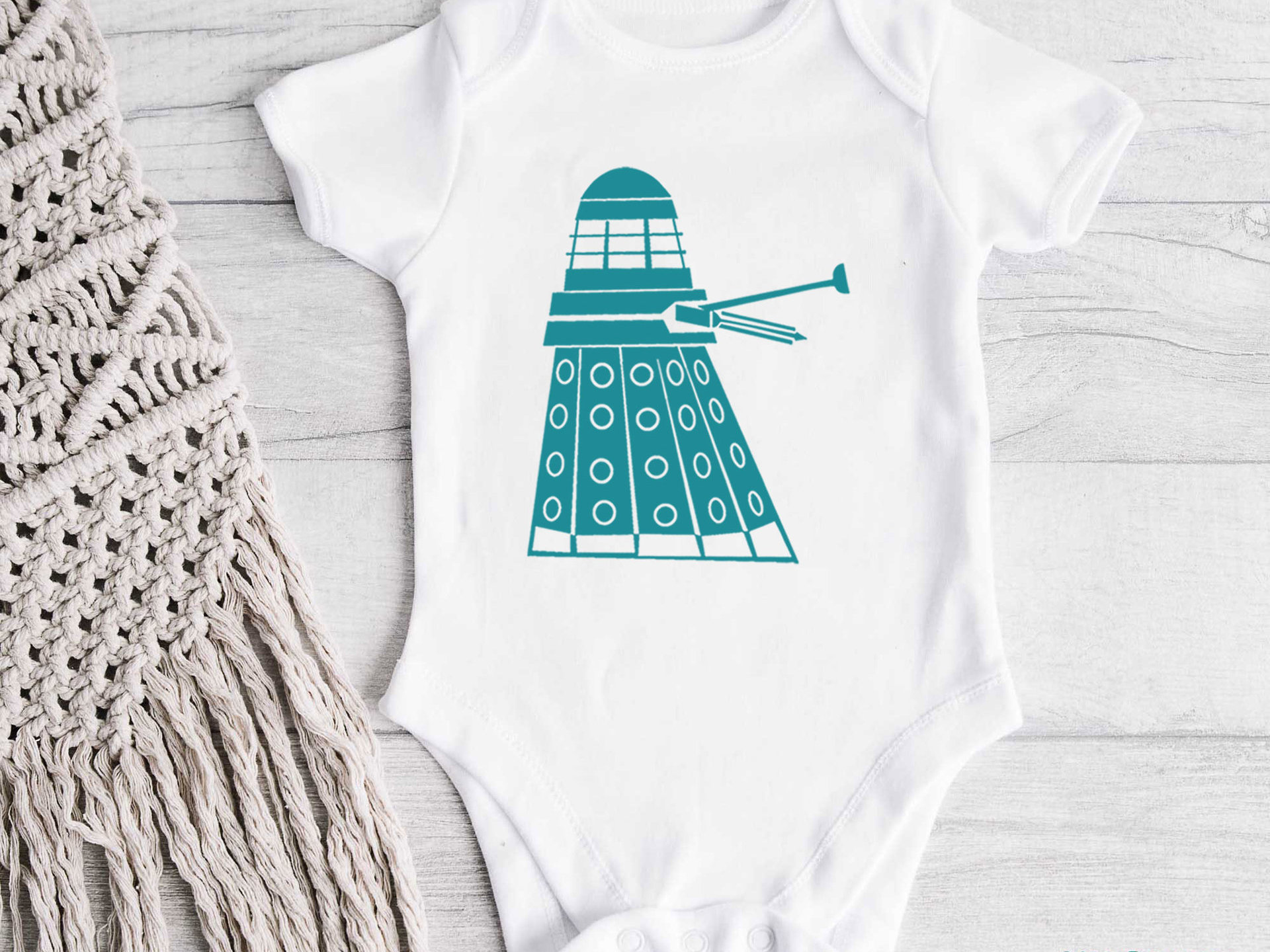 Dr Who Baby Dalek Bodysuit