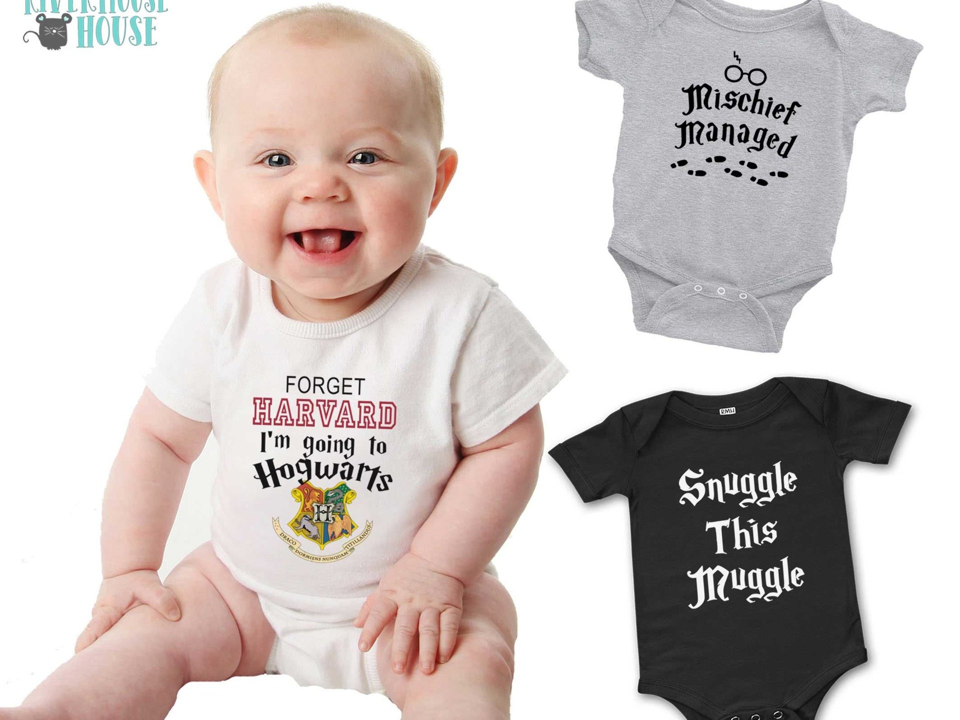 Harry Potter baby bodysuit, Forget Harvard I'm going to Hogwarts 