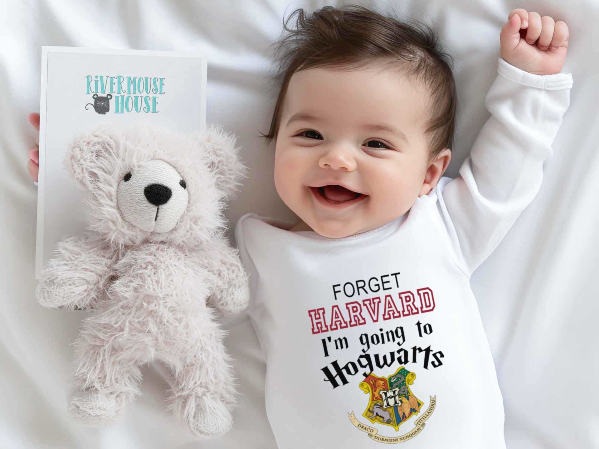 Harry Potter baby bodysuit, Forget Harvard I'm going to Hogwarts 