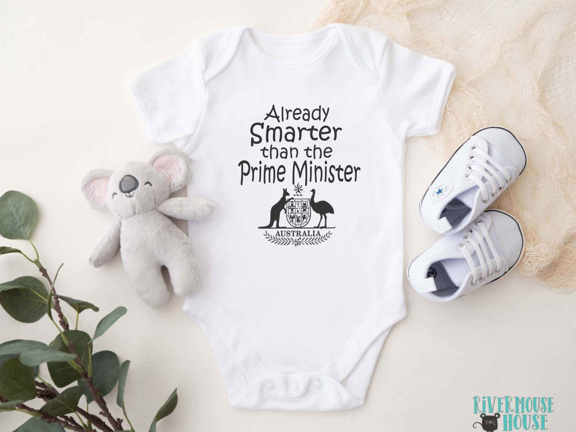 Already smarter than the prime minister funny Australian politics baby
