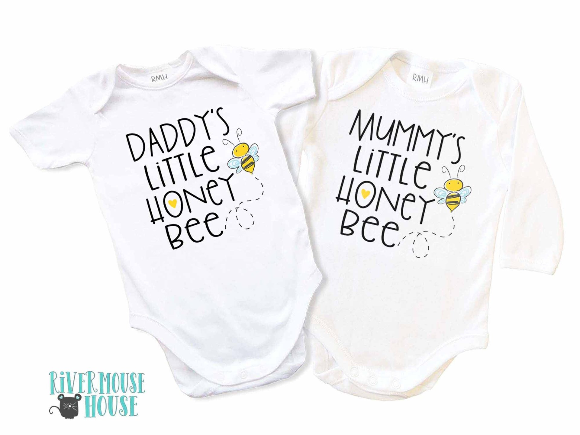 Mummy and Daddy's Little Honey Bee Baby Bodysuit