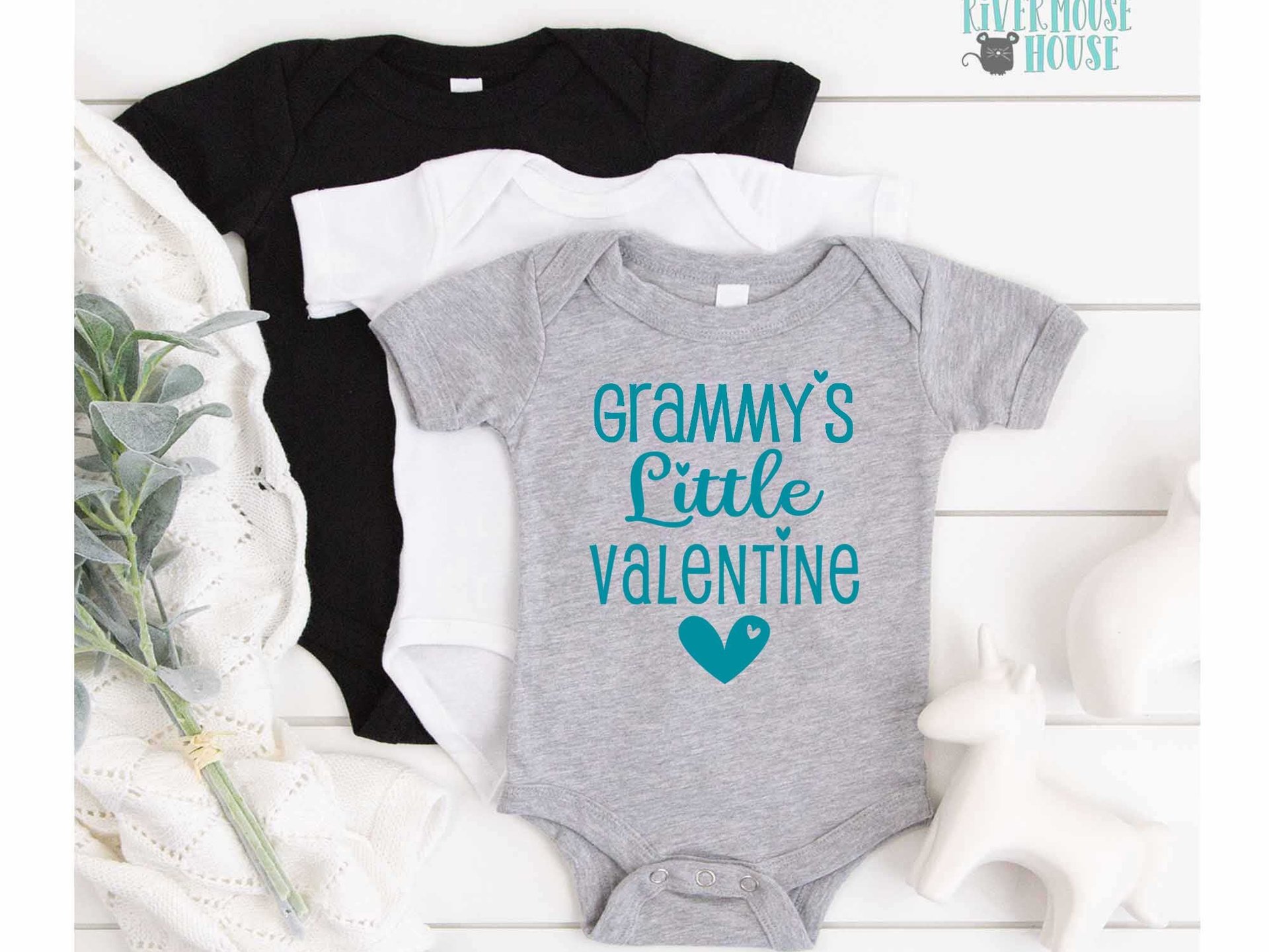 Little Valentine Personalised Baby Bodysuit, Customised for Daddy, Mummy, Aunty, Nanna etc