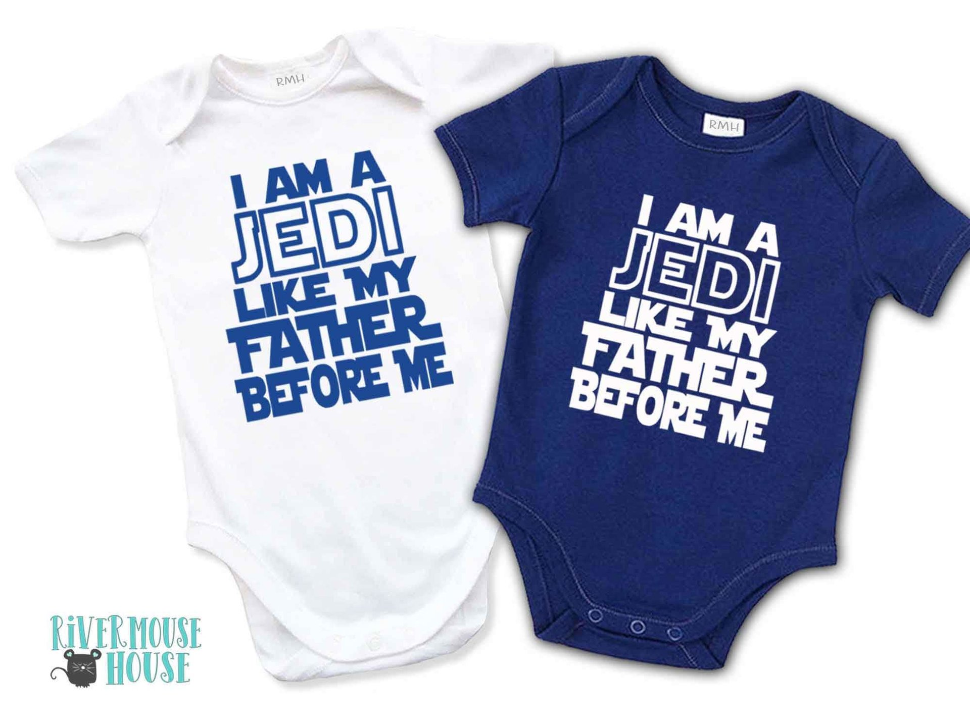 I Am a Jedi Like My Father Before Me Star Wars Baby Bodysuit