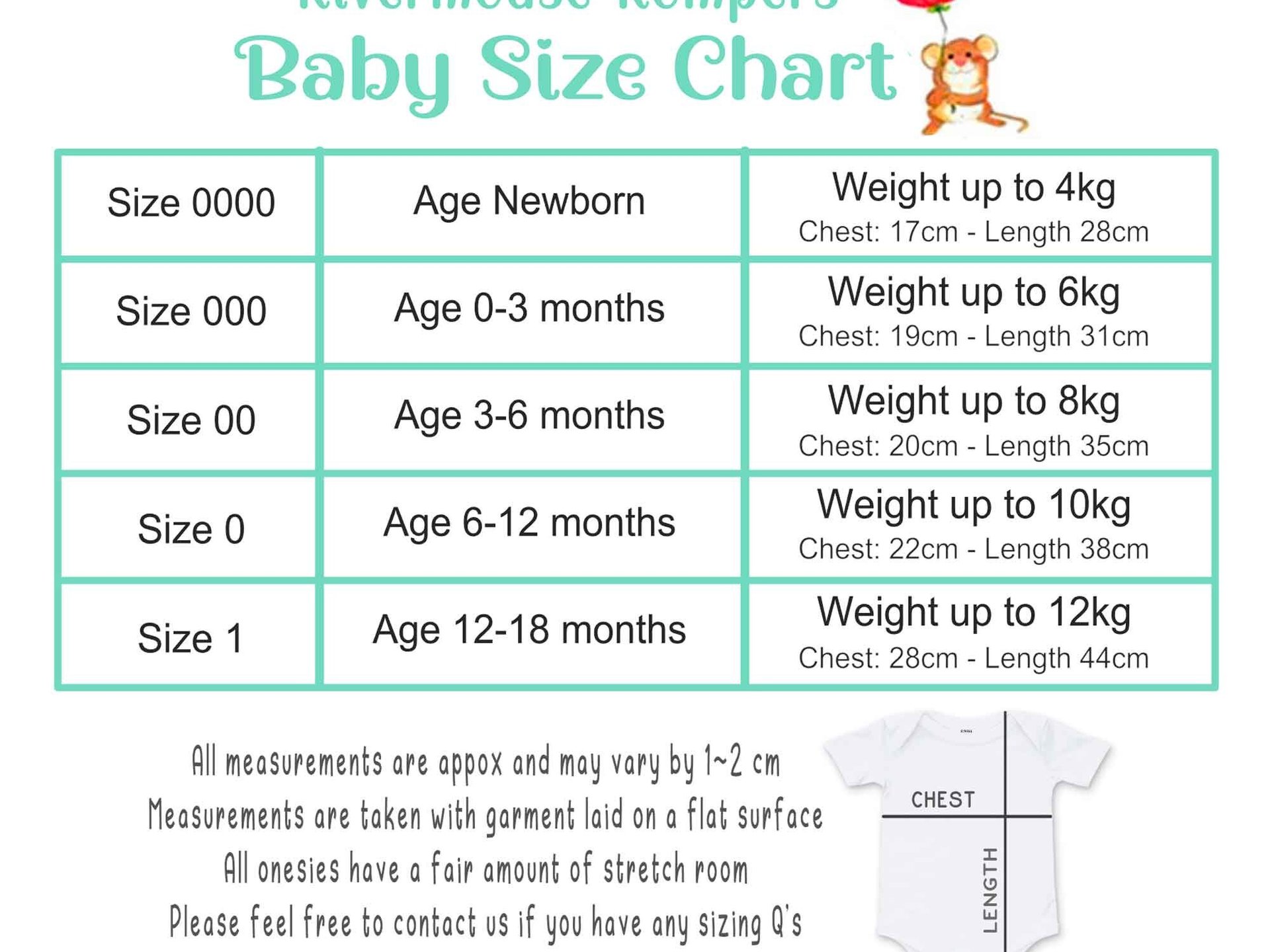 Personalised Wombat Baby Bodysuit, Cute Aussie Animal with Floral Crown