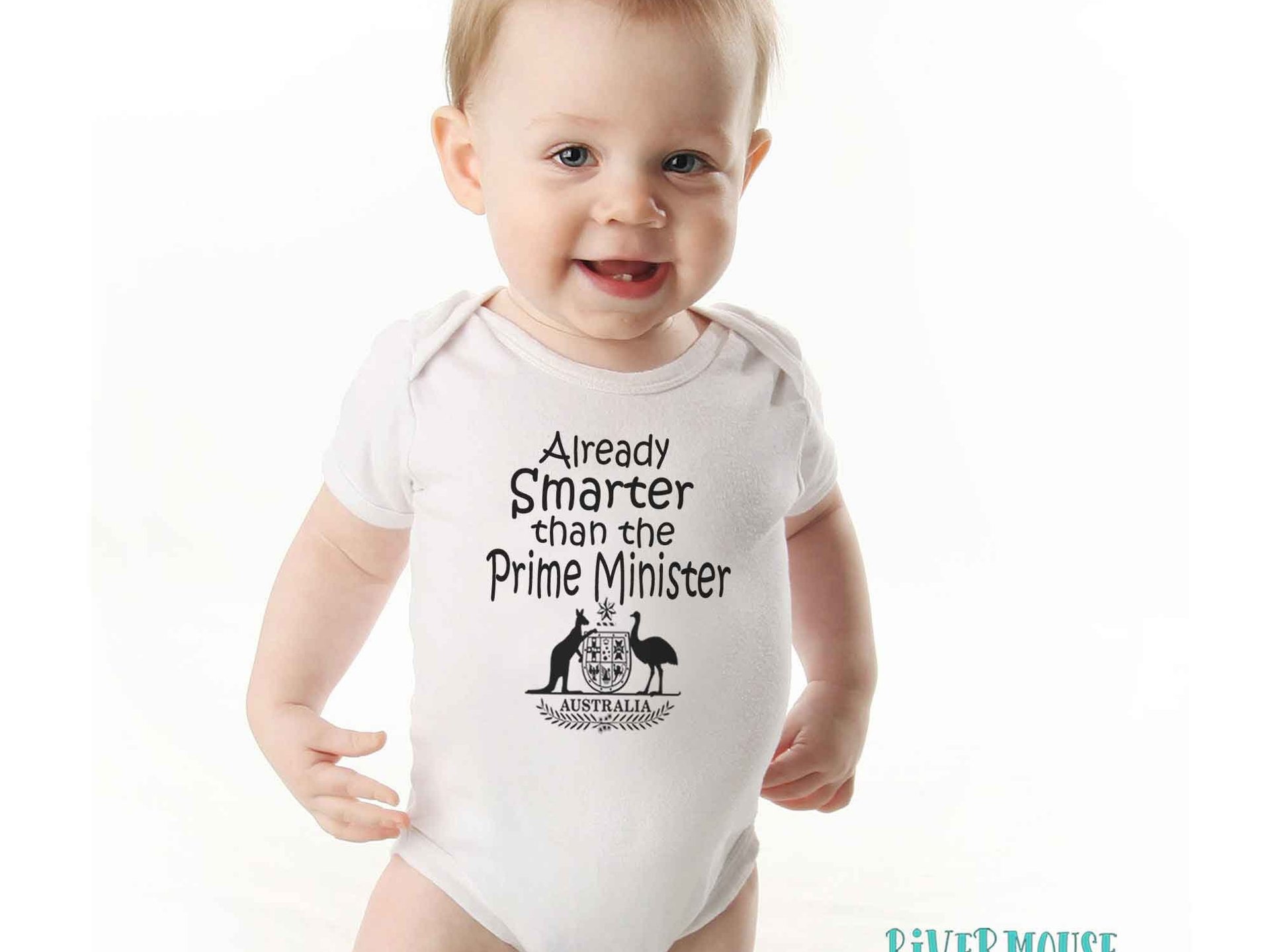 Already smarter than the prime minister funny Australian politics baby