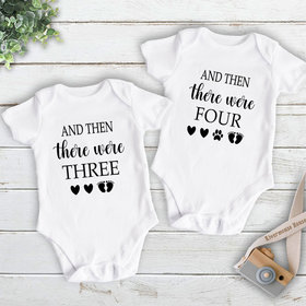 And then there were...personalised baby pregnancy announcement, custom newborn birth & gender reveal onesies