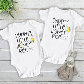 Mummy and Daddy's Little Honey Bee Baby Bodysuit