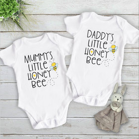 Mummy and Daddy's Little Honey Bee Baby Bodysuit