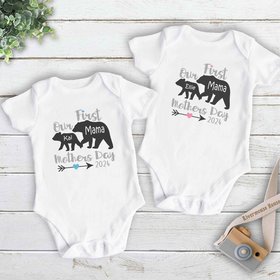 Our First Mothers Day Personalised Mama + Baby Bear 2024 Design
