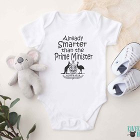 Already smarter than the prime minister funny Australian politics baby
