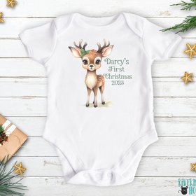 Baby's First Christmas Personalised Bodysuit 2023